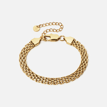 Selene armband 18k Guldplätering 6 mm