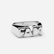 FAM Ring 18K Sølvfarvet - Josephine Nord