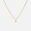 Isdroppe Zircon Halsband 18k Guldplätering