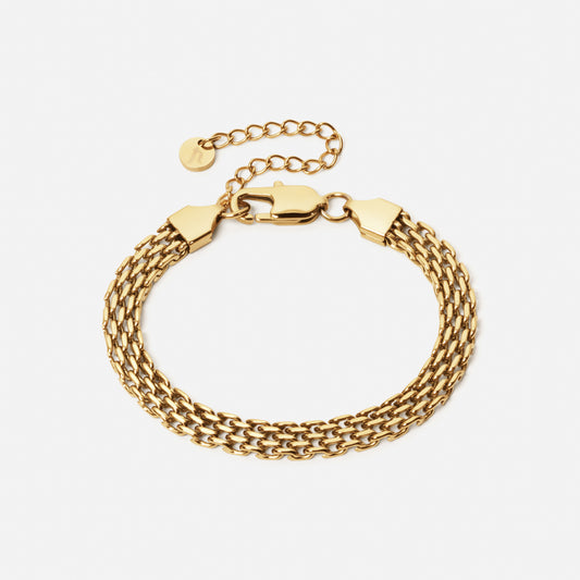 Selene armband 18k Guldplätering 6 mm