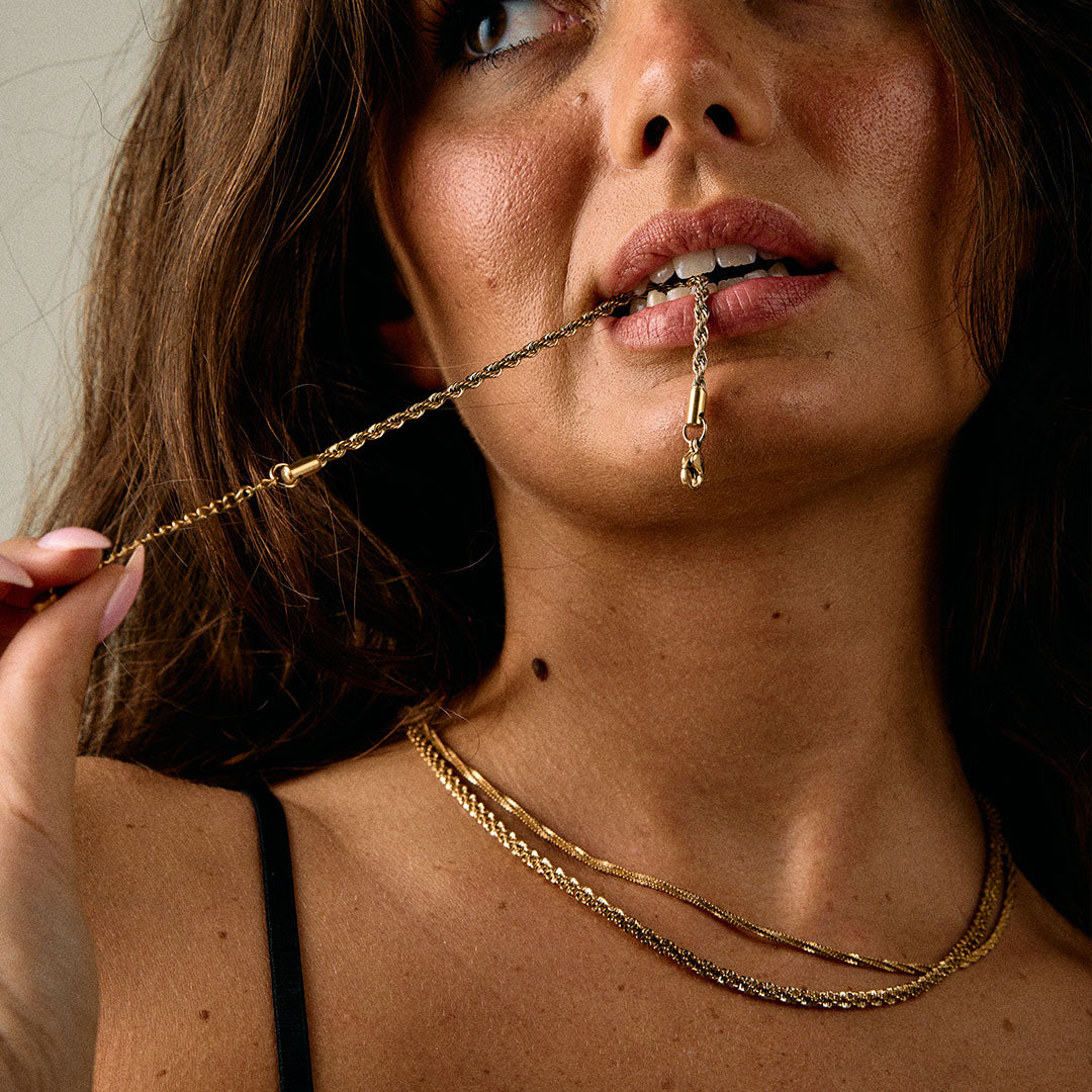 Serena halsband 18k Guldplätering