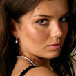 Pearl Hoops sötvatten pärlor 18k Guldplätering 14mm