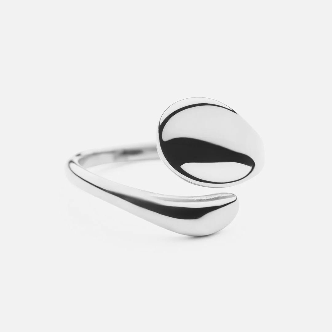 Flödesring Silverfärgad