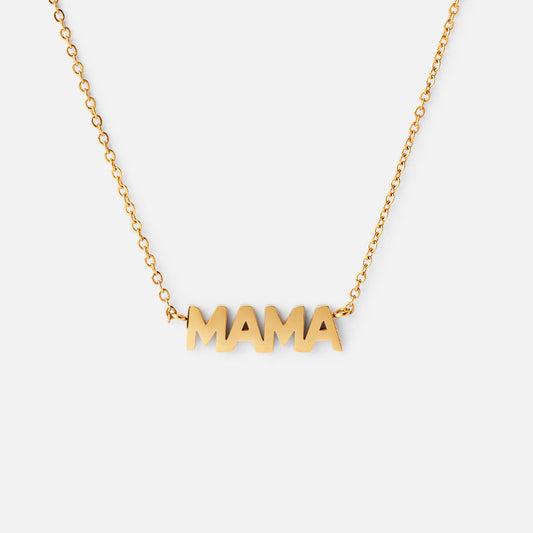 Mama Halsband 18k Guldplätering