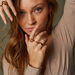 Wave Ring 18K Guldbelagt - Josephine Nord